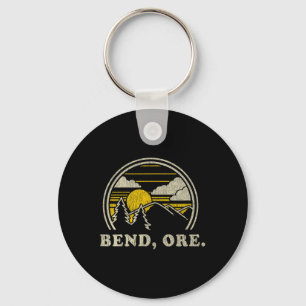 Llavero Camiseta Bend Oregon Or Vintage Senderismo Montaña
