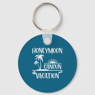 Llavero Camiseta Bonita Luna de Miel Cancun Vacaciones Méx