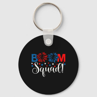 Llavero Camiseta Boom Squad 4 de Julio Fuegos Artificiales
