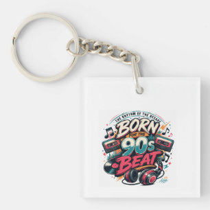 Llavero Camiseta Born For The 90s Beat