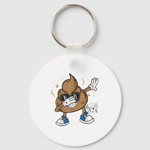 Llavero Camiseta Caca Danzarina - Emoticono Divertido Me H
