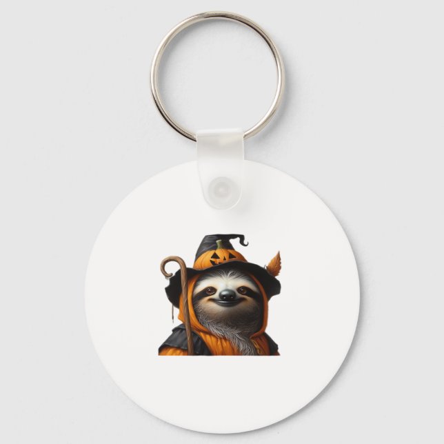 Llavero Camiseta clásica Sloth Halloween (Anverso)