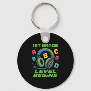 Llavero Camiseta Comienza El Primer Día De 1er Grado Nivel