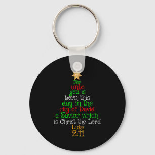 Llavero Camiseta Cristiana De Navidad Para Ti Ha Nacido Un