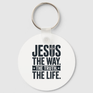 Llavero Camiseta Cristiana Jesús El Camino La Verdad La Vi