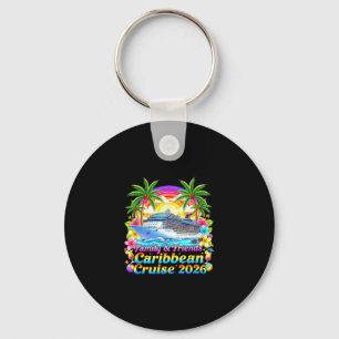 Llavero Camiseta Crucero Caribeño 2026 Familia y Amigos Pl