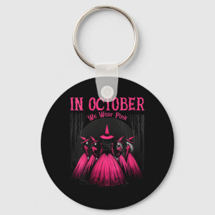 Llavero Camiseta cuello en V para mujer, Halloween, bruja,