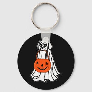 Llavero Camiseta cuello en V para mujer perro fantasma de 