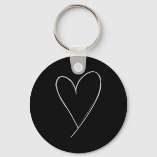 Llavero Camiseta de amor de San Valentín con corazón de di