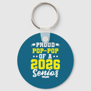 Llavero Camiseta de Año Clase Senior Graduado Orgulloso Po