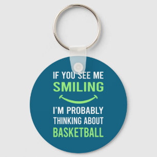 Llavero Camiseta de baloncesto sonriente