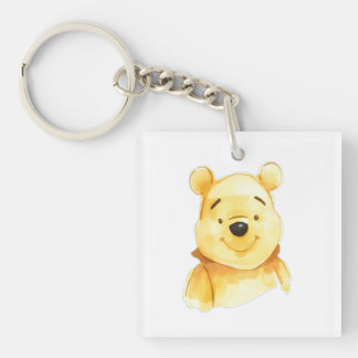 Llavero Camiseta de bebé de Pooh acuarela Winnie el Poo li