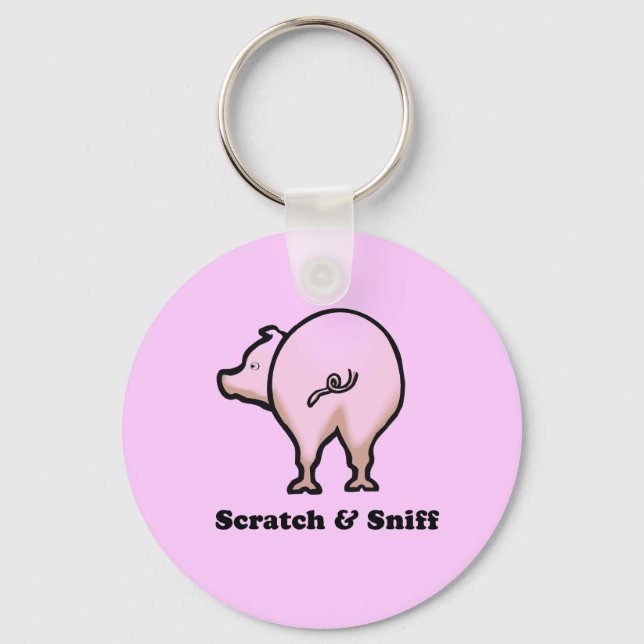 Llavero Camiseta de bebé Scratch y Sniff (Anverso)