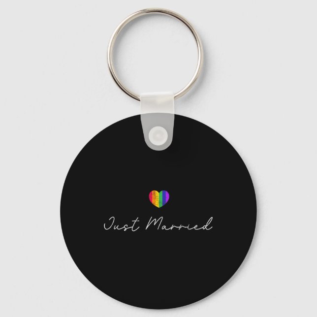 Llavero Camiseta de boda para novio Lgbtq despedida de sol (Anverso)