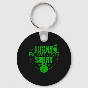 Llavero Camiseta de bolos Lucky No lavar cita divertida pa