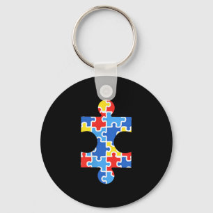 Llavero Camiseta de bolsillo con pieza de rompecabezas de 