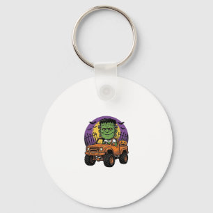 Llavero Camiseta de calabaza de camión monstruo de Hallowe
