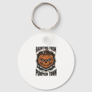 Llavero Camiseta de calabaza de Halloween vintage Jack O L