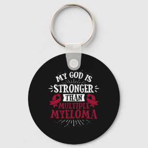 Llavero Camiseta de cáncer de sangre: conciencia del mielo
