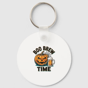 Llavero Camiseta de cerveza de Halloween vintage calabaza 