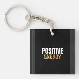 Llavero Camiseta de cita de mentalidad positiva 