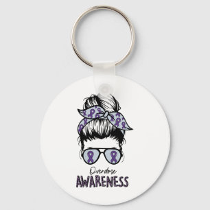 Llavero Camiseta de concienciación sobre sobredosis Cinta