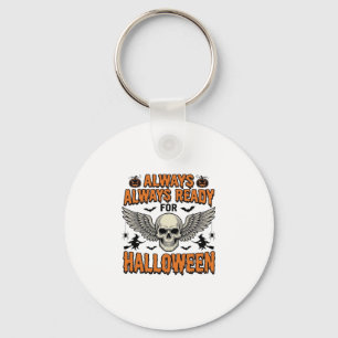 Llavero Camiseta de cráneo de Halloween Grabado vintage Es