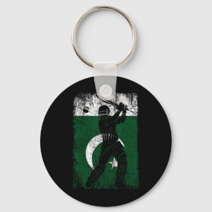 Llavero Camiseta de cricket de la bandera de Pakistán fan 