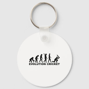 Llavero Camiseta de cricket Evolución del hombre