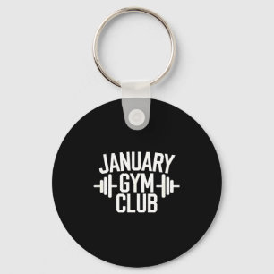 Llavero Camiseta de diseño Enero Club de Gimnasia Fitness