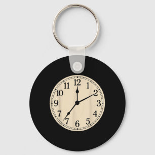 Llavero Camiseta de disfraz de reloj despertador divertida