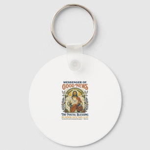 Llavero Camiseta de entrega de trabajador postal de Jesús 