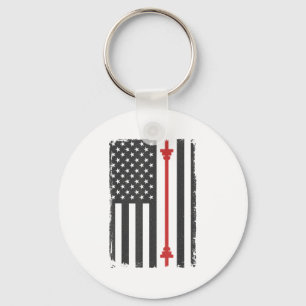 Llavero Camiseta de entrenamiento de gimnasio de bandera a