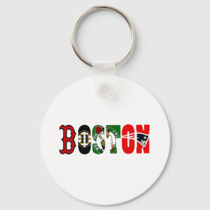 Llavero Camiseta de equipos deportivos oficiales de Boston