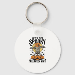 Llavero Camiseta de espantapájaros de calabaza Gráfica vin