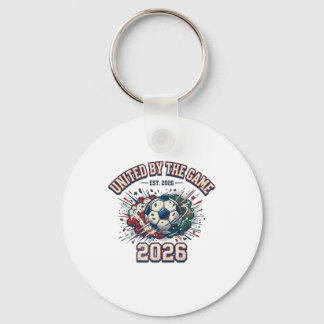 Llavero Camiseta de fanático de la Copa Mundial de Fútbol