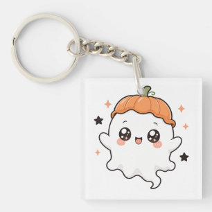 Llavero : Camiseta de Fantasma de Calabaza Adorable