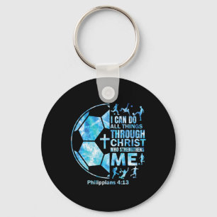 Llavero Camiseta de fútbol Cristiano Puedo Hacer Todas Las