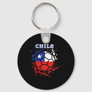 Llavero Camiseta de fútbol de Chile bandera chilena fan de