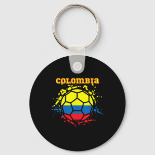 Llavero Camiseta de fútbol de Colombia bandera colombiana