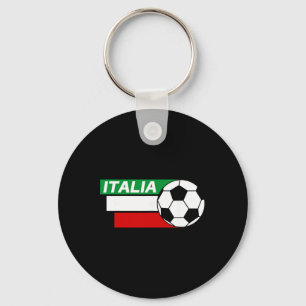 Llavero Camiseta de fútbol de Italia. Colores de la bander