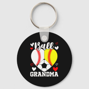 Llavero Camiseta de fútbol divertida para abuela Ll