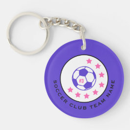 Llavero Camiseta de fútbol personalizada con número y nomb