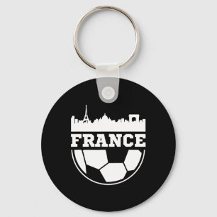 Llavero Camiseta de fútbol vintage de Francia regalo para 