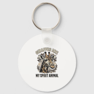 Llavero Camiseta de grabado vintage de animal espiritual d