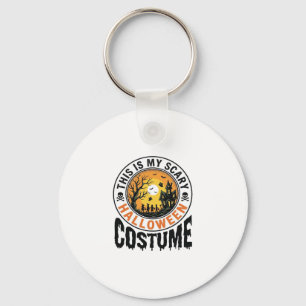 Llavero Camiseta de grabado vintage de disfraz de Hallowee