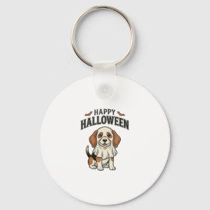 Llavero Camiseta de grabado vintage de perro fantasma Feli