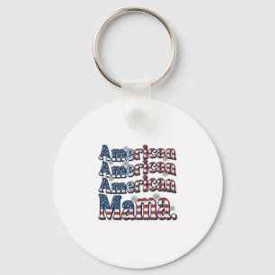 Llavero Camiseta de grabado vintage patriótica American Ma