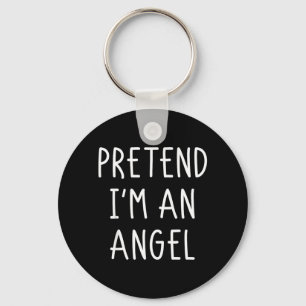 Llavero Camiseta de Halloween Finge ser un Ángel Disfraz d