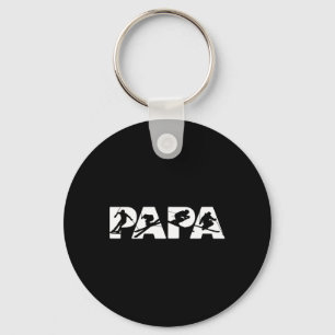 Llavero Camiseta de hombre esquiador papá